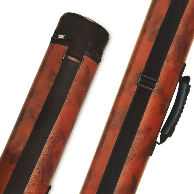 BY SPORTS 2x2 Hard cue case Oval Pool Cue Billiard Stick Carrying Case - Image 3
